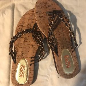 Authentic Never worn Michael Kors sandals